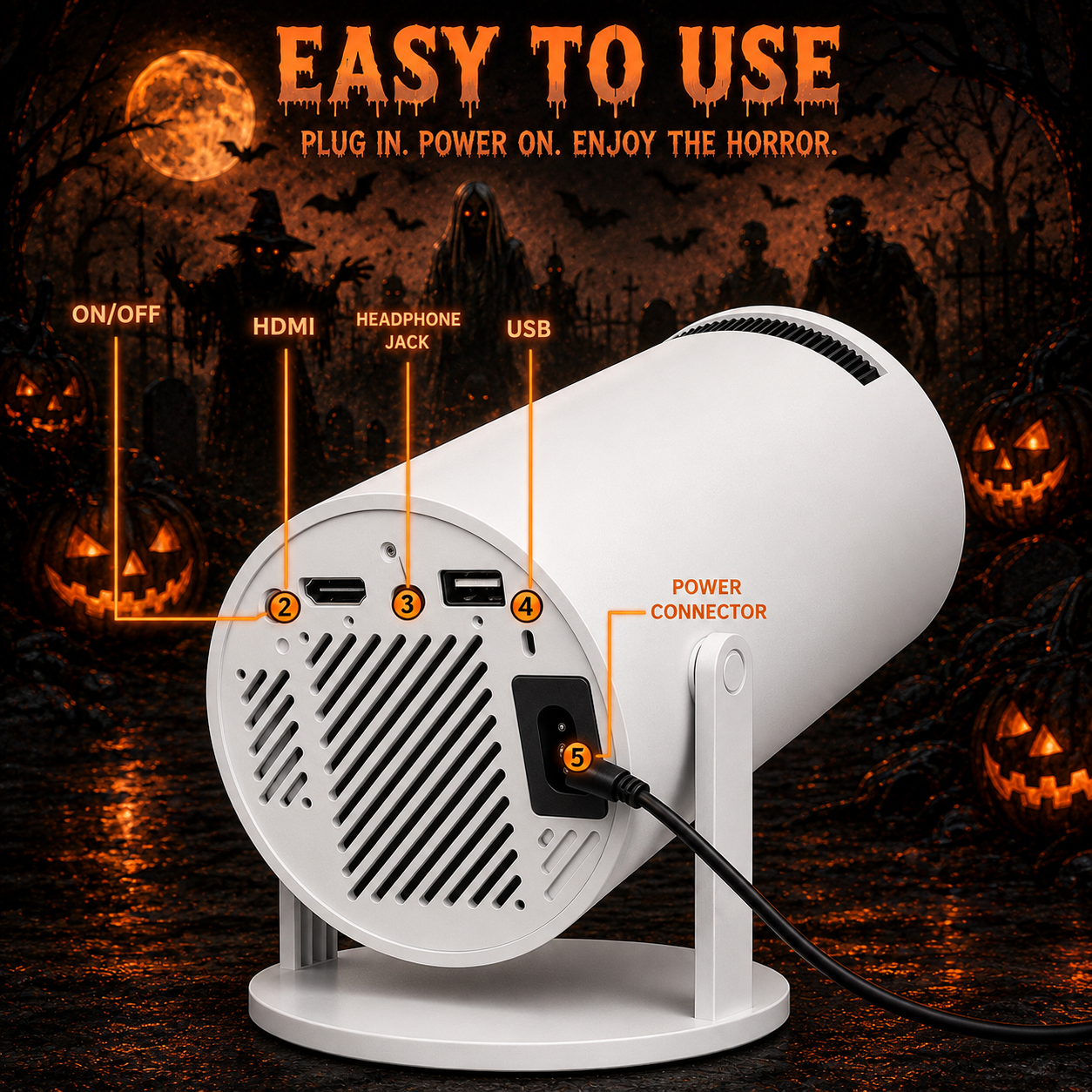 DarkCast Halloween Projector™